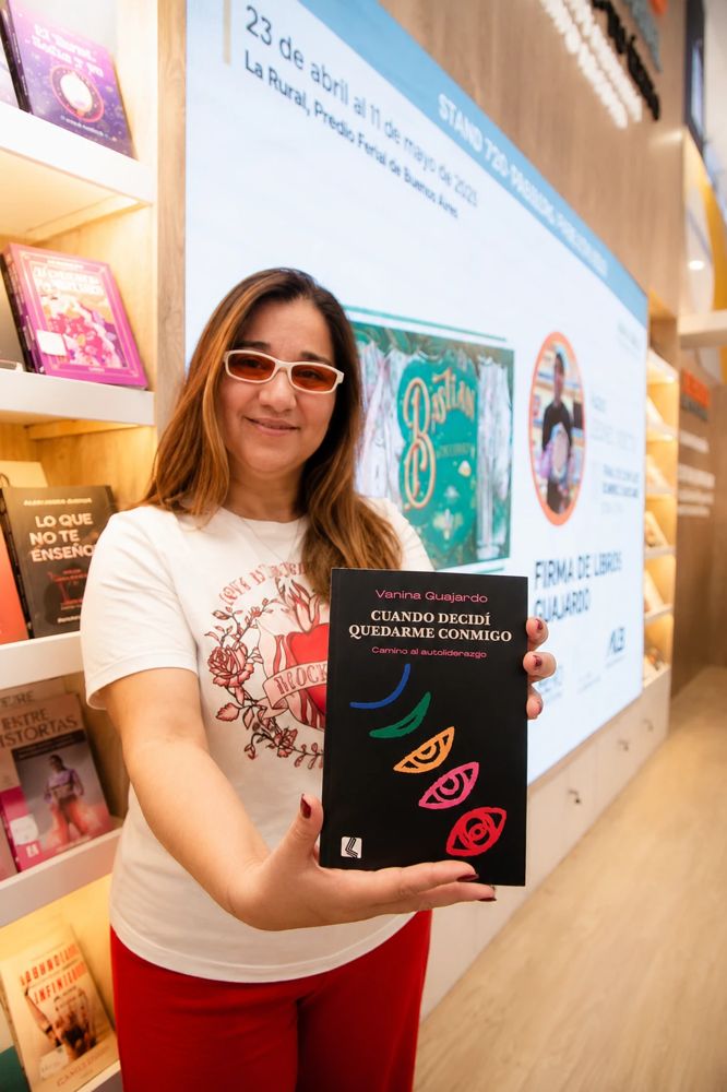 Vanina Guajardo en la Feria Internacional del Libro de Buenos Aires