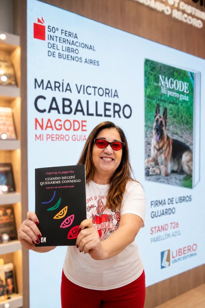 Vanina Guajardo en la Feria Internacional del Libro de Buenos Aires