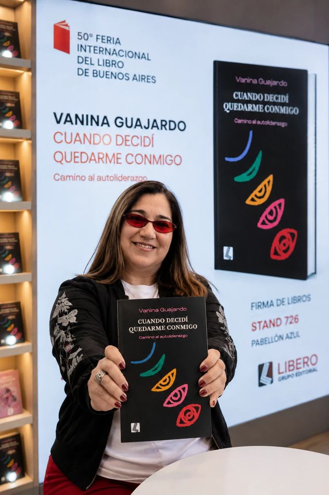 Vanina Guajardo en la Feria Internacional del Libro de Buenos Aires